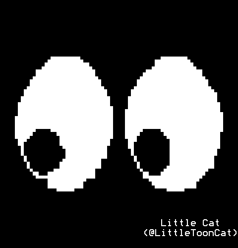 Little Cat – Eyes Emoji