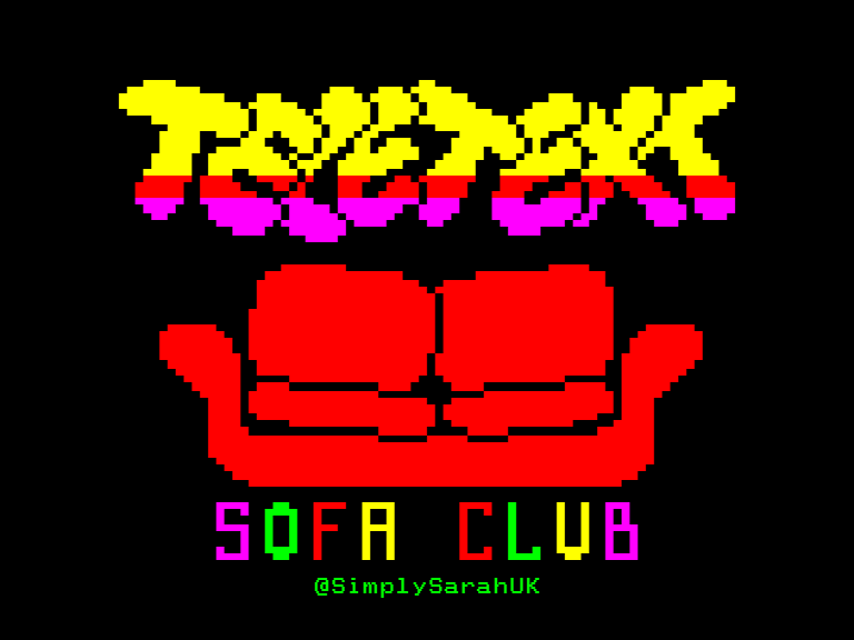 Teletext Sofa Club Logo by Sarah Burgess