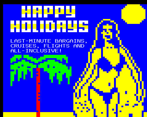 Happy Holidays from the melting palms