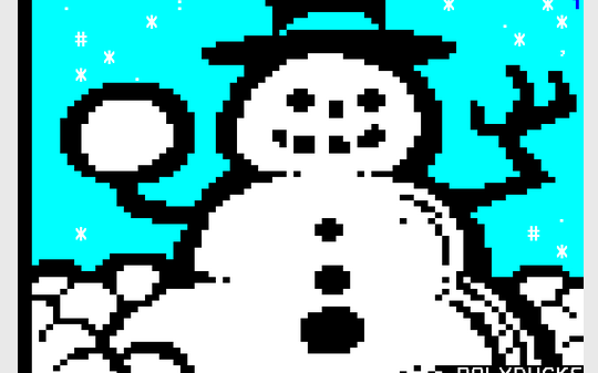 Yle Advent Calendar - Polyducks snowman